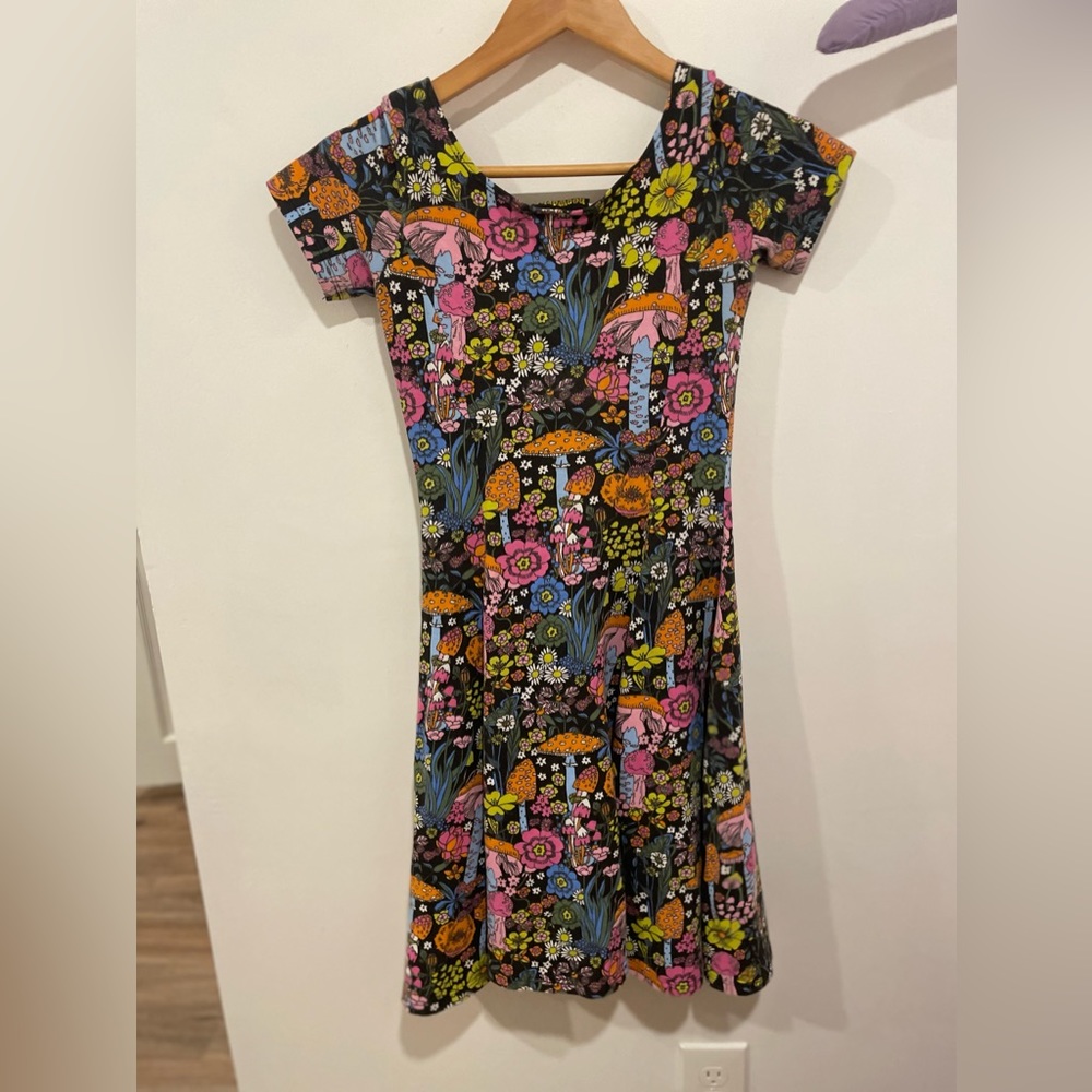 Nooworks Dress w/ mushroom print